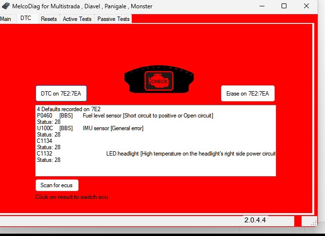 Error codes
